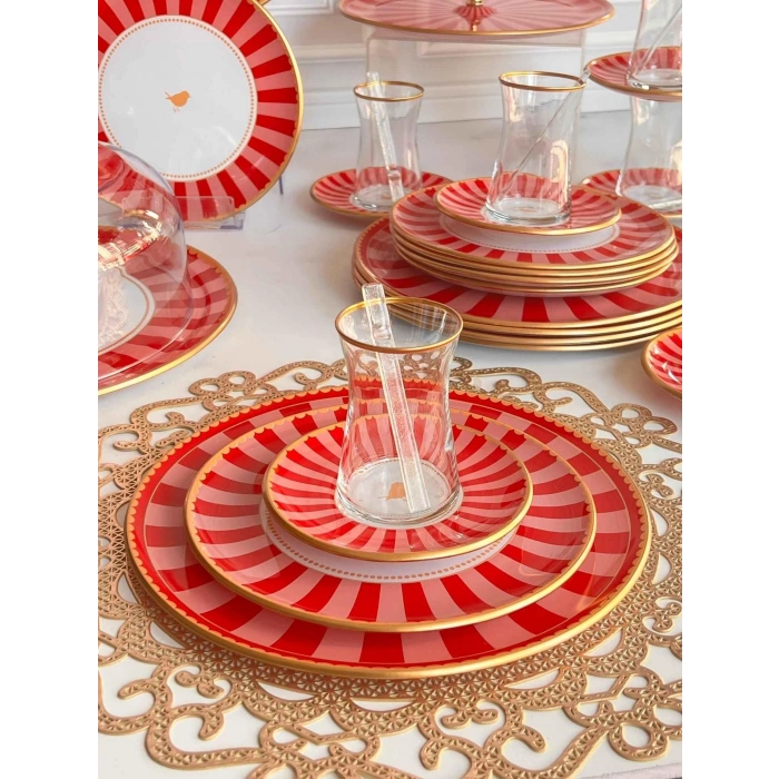 34 parça cam ikram seti