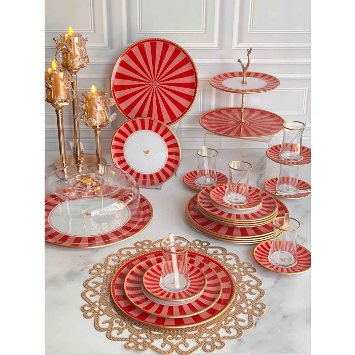 34 parça cam ikram seti