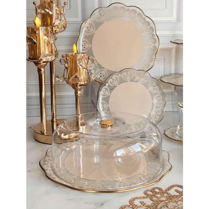 34 parça cam ikram seti