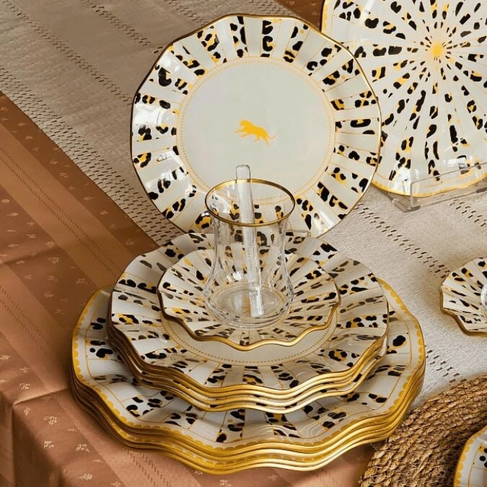 34 parça cam ikram seti