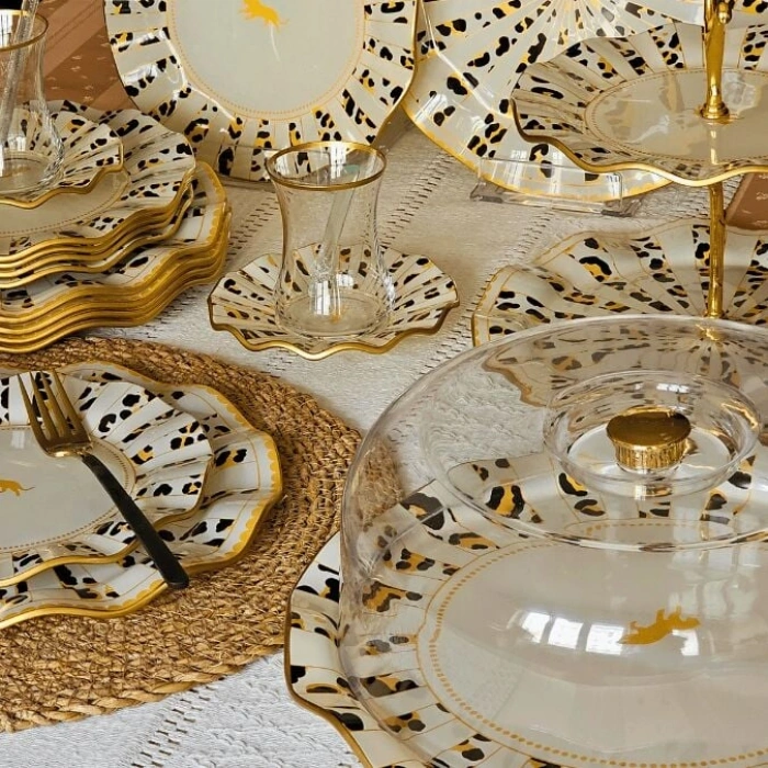 34 parça cam ikram seti