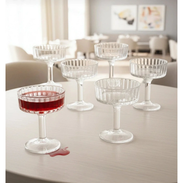 6 lı cam İkramlık