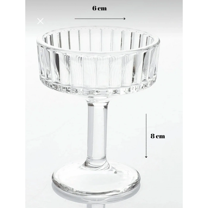 6 lı cam İkramlık
