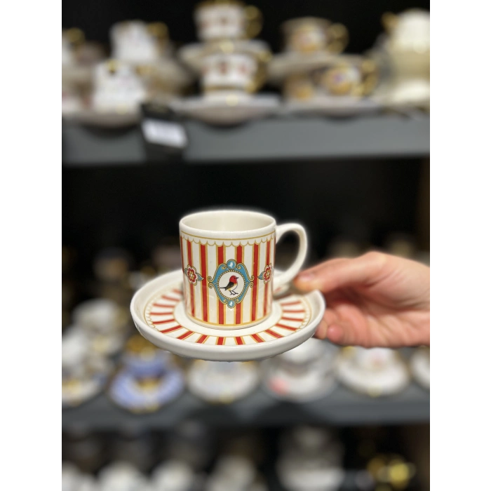 6 kişilik porselen fincan takımı