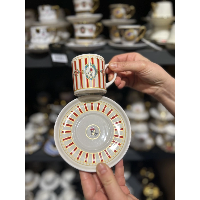 6 kişilik porselen fincan takımı