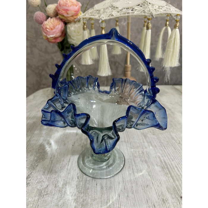 Cam üfleme şekerlik(22x21cm)