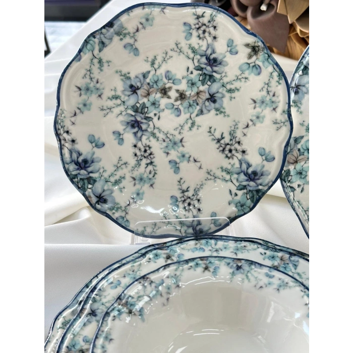 6 kişilik porselen yemek takımı