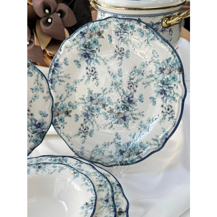 6 kişilik porselen yemek takımı