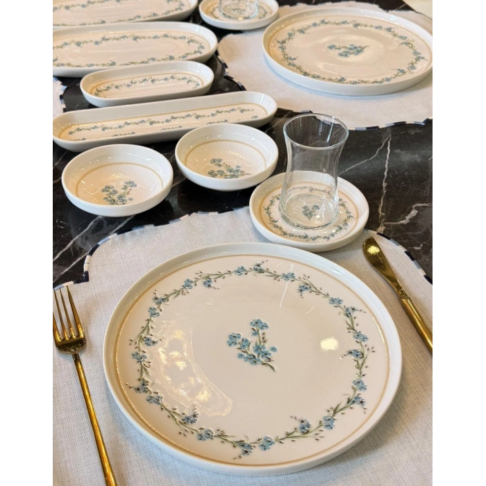 29 parça porselen kahvaltı takımı