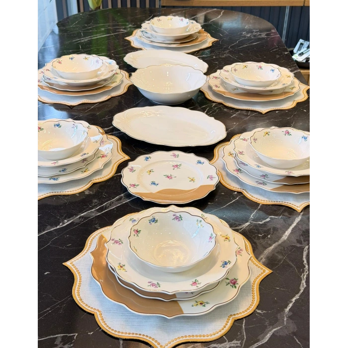 24 parça porselen yemek takımı
