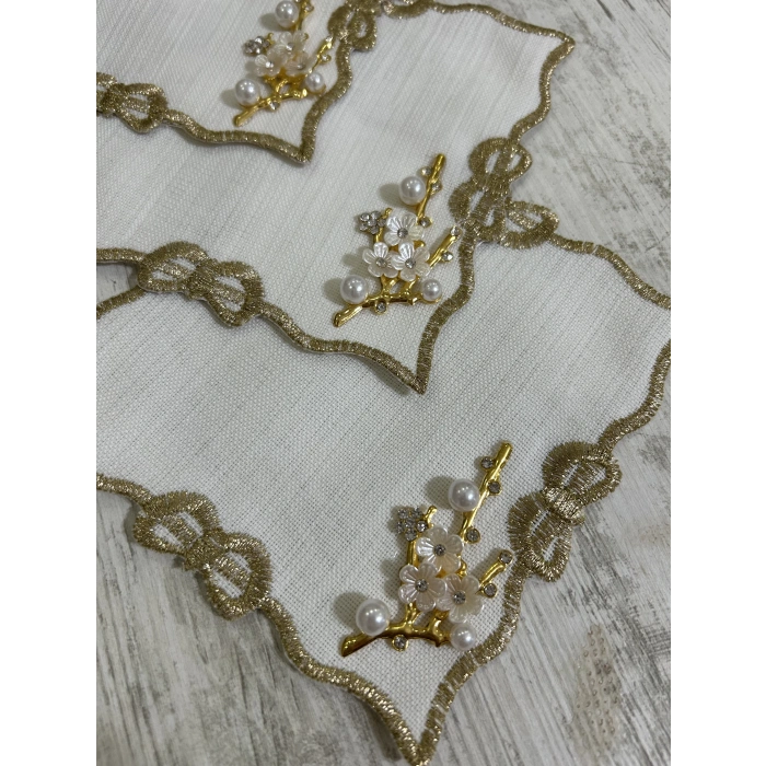 6 adet sunum peçetesi