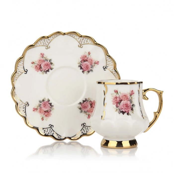 6 kişilik porselen fincan takımı