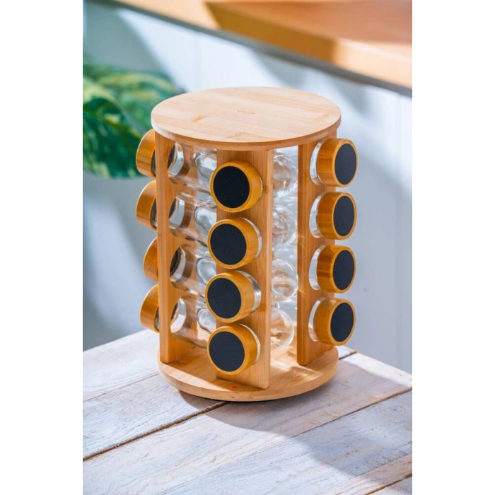 Bambu standlı baharatlık