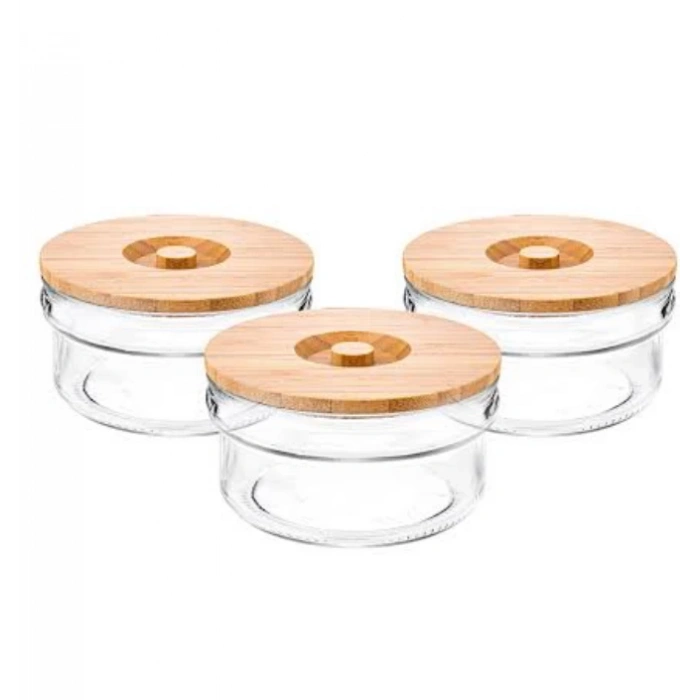 Bambum 3 lü saklama kabı