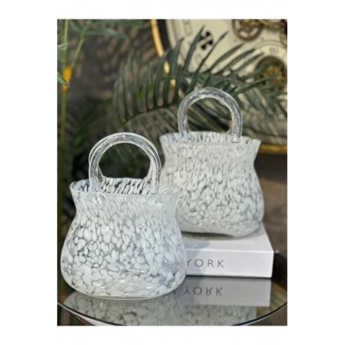 Cam çanta vazo tekli