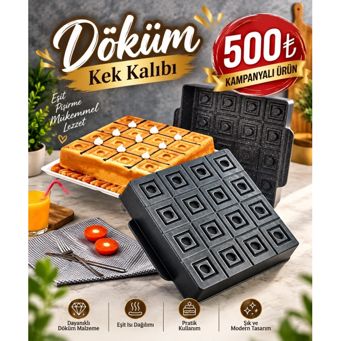 Döküm kek kalıbı