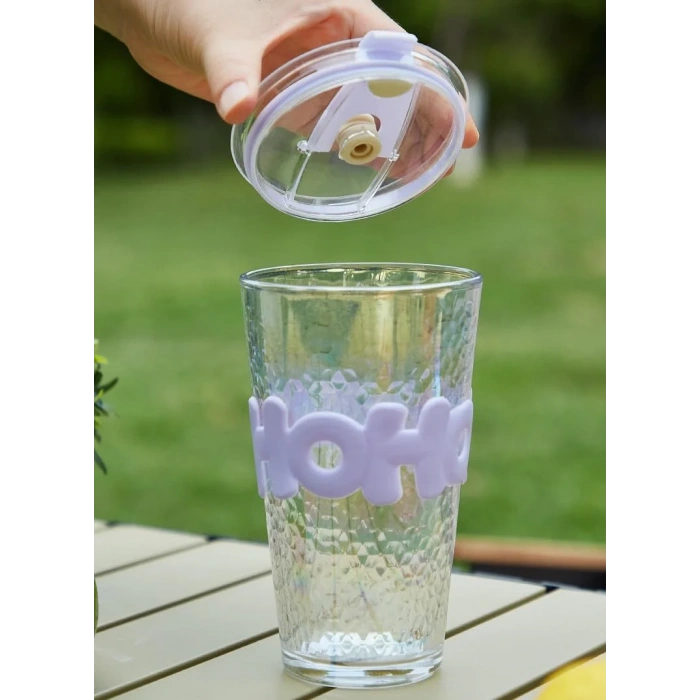 Pipetli cam bardak