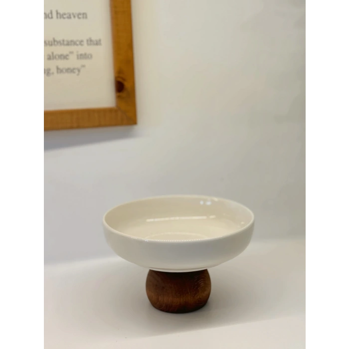 Porselen akasya ayak sunumluk