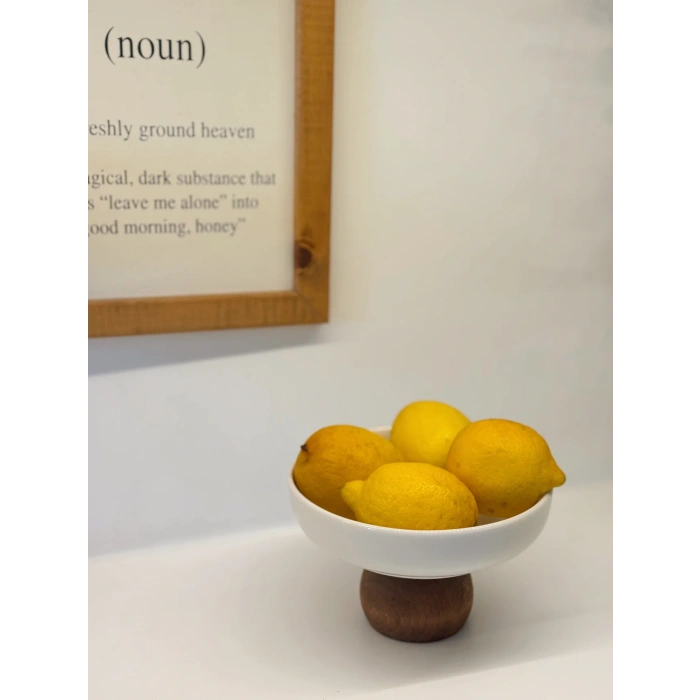 Porselen akasya ayak sunumluk