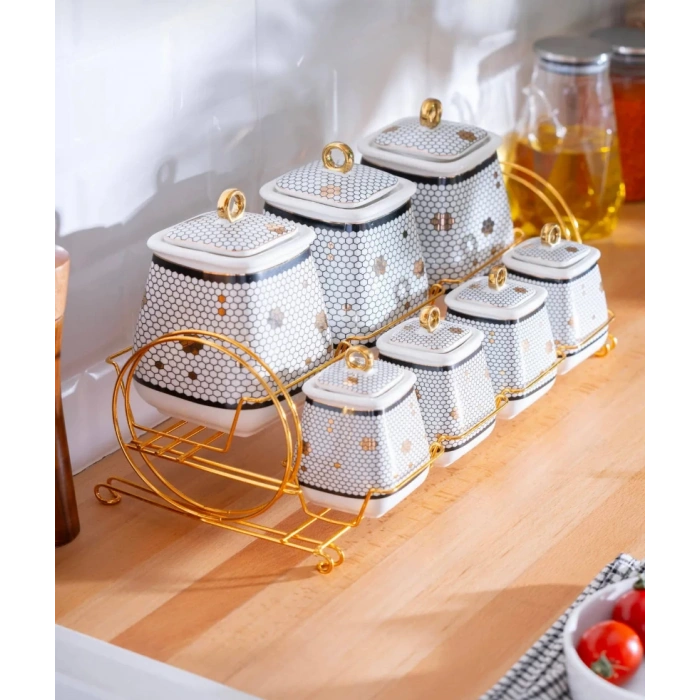 Porselen baharat takımı