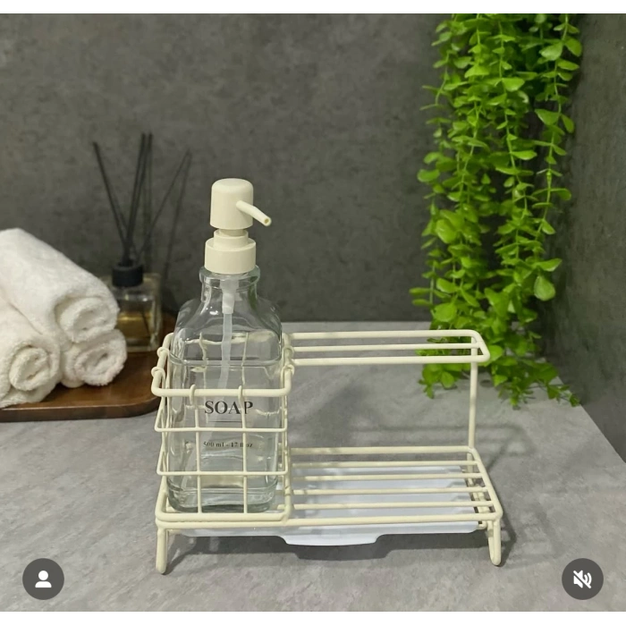 Standlı cam deterjanlık