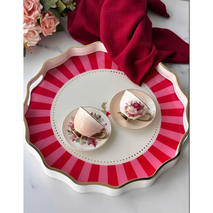 Yuvarlak sevis tepsisi