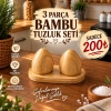 2 Li bambu tuzluk/biberlik