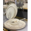 24 parça gold porselen yemek takımı