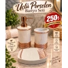 3 lü porselen banyo seti