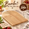 32x24 cm bambu sunumluk