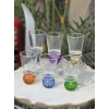 6 lı kristal kahve yanı bardak