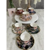 6 kişilik porselen fincan takımı
