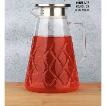 1.800ml borosilikat cam sürahi