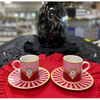 2 Li porselen fincan takımı