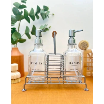 2 Li standlı cam deterjanlık