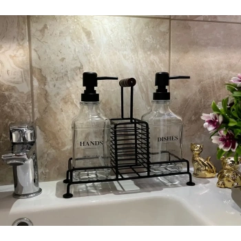 2 Li Standlı cam deterjanlık