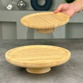 20 cm ayaklı bambu stand