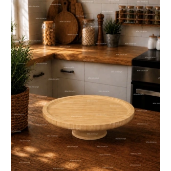 20 cm ayaklı bambu stand