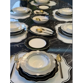 24 parça porselen yemek takımı