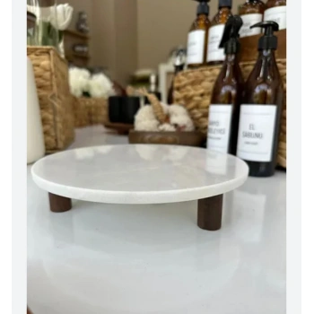 25 cm mermer sunumluk