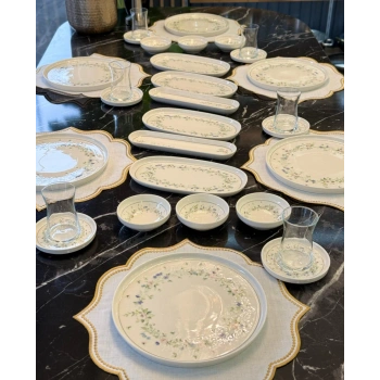 29 parça porselen kahvaltı takımı