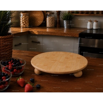3 ayaklı bambu stand