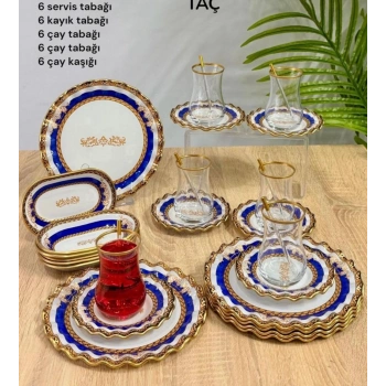 30 parça cam ikram/kahvaltı takımı