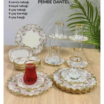 30 parça cam ikram/kahvaltı seti