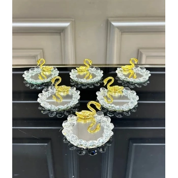 6 adet aynalı İkramlık