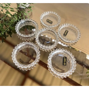 6 adet cam boncuk İkramlık