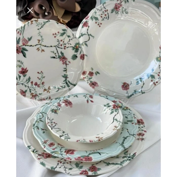 6 kişilik 24 parça yemek takımı