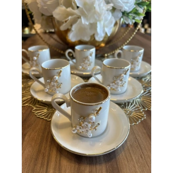 6 kişilik porselen fincan takımı