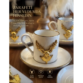 6 kişilik porselen fincan takımı