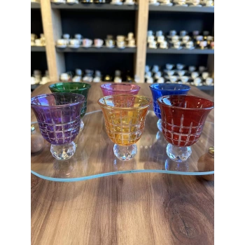 6 lı kıristal İkramlık